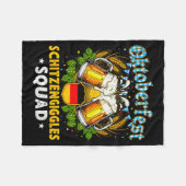 Couverture Polaire Schitzengiggles Squad Munich Beer Bavarian (Devant (Horizontal))
