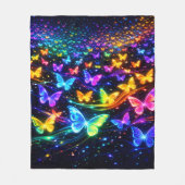 Couverture Polaire Schmetterlingsdecke mit neonfarben (Devant)