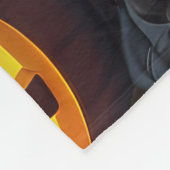 Couverture Polaire Schnauzer Halloween Éffrayant (Coin)