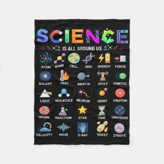 Couverture Polaire Science Is All Around Us Alphabet A-z Stem Teacher