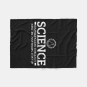 Couverture Polaire Science Physique Chimie Nerd Citation Drôle Scient (Devant (Horizontal))