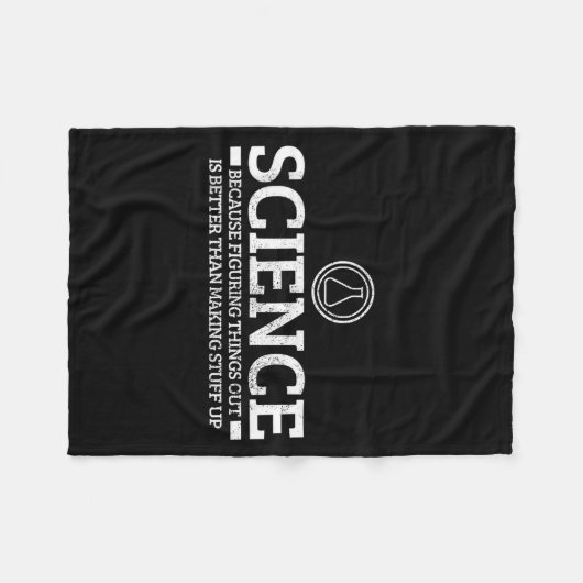 Couverture Polaire Science Physique Chimie Nerd Citation Drôle Scient (Devant (Horizontal))