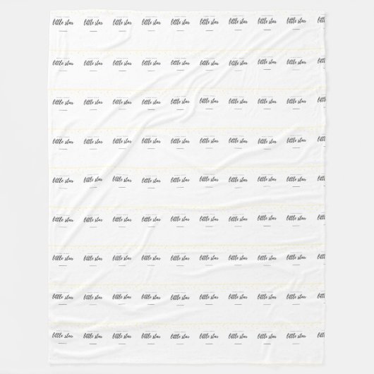 Couverture Polaire scintillement de scintillement peu d'étoile (Devant)