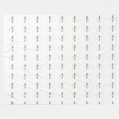 Couverture Polaire scintillement de scintillement peu d'étoile (Devant (Horizontal))