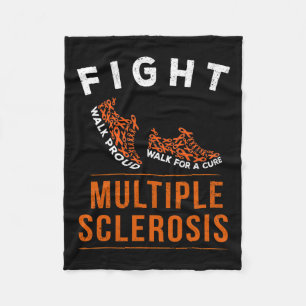 Couverture Polaire Sclérose en plaques Ms Awareness Warrior Ruban 1