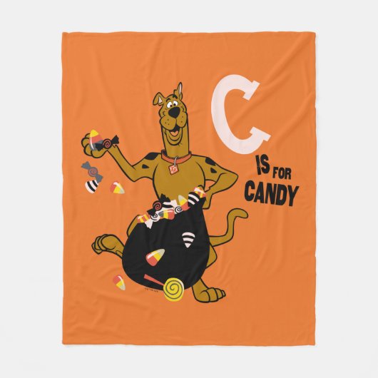 Couverture Polaire Scooby-Doo | C est pour Candy (Devant)