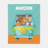 Couverture Polaire Scooby-Doo & Gang Mystery Machine Airbrush (Devant)