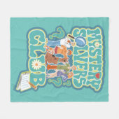 Couverture Polaire Scooby-Doo & Gang "Mystery Solvers Club" (Devant (Horizontal))