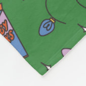 Couverture Polaire Scooby-Doo Holiday Snack Lights Pattern (Coin)