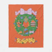 Couverture Polaire Scooby-Doo Holiday Snack Wreath Graphic (Devant)