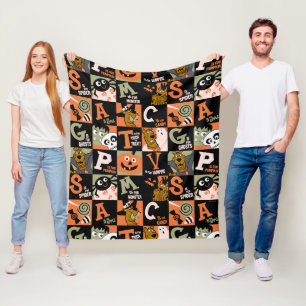 Couverture Polaire Scooby-Doo Motif Halloween