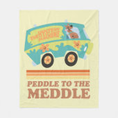 Couverture Polaire Scooby-Doo Mystery Machine "Peddle to the Meddle" (Devant)