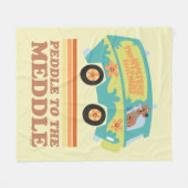Couverture Polaire Scooby-Doo Mystery Machine "Peddle to the Meddle" (Devant (Horizontal))