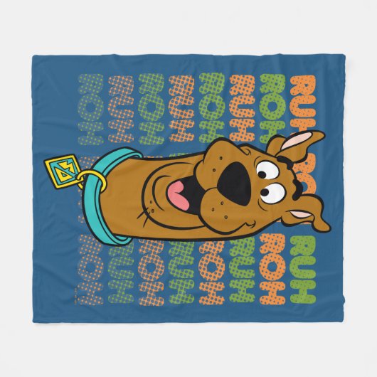 Couverture Polaire Scooby-Doo Ruh Roh (Devant (Horizontal))