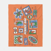 Couverture Polaire Scooby-Doo Wall of Halloween Picture Frames (Devant)