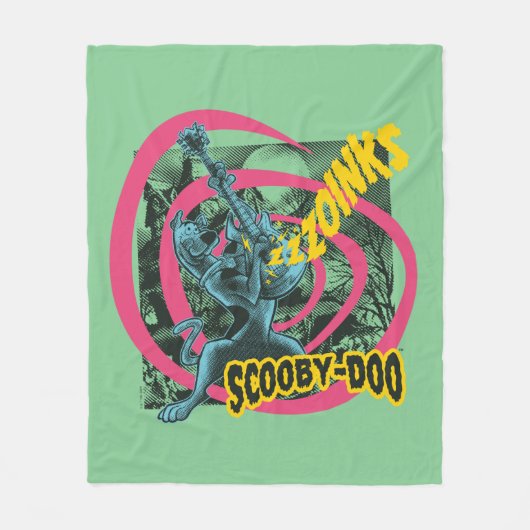 Couverture Polaire Scooby-Doo Zoinks Punk Guitare Graphisme (Devant)