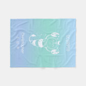 Couverture Polaire Scorpio Zodiac Star Nom Birthdate Bébé Bleu Bébé (Devant (Horizontal))