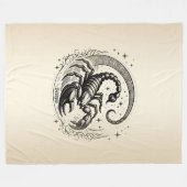 Couverture Polaire Scorpion Croissant Lune Astrologie Zodiac Scorpio (Devant (Horizontal))