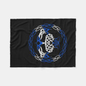 Couverture Polaire Scotland Flag Scottish Thistler (Devant (Horizontal))