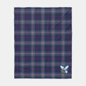 Couverture Polaire ScotNavy Royal Tartan Plaid (Devant)