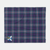 Couverture Polaire ScotNavy Royal Tartan Plaid (Devant (Horizontal))