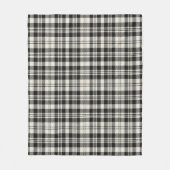 Couverture Polaire Scott Black - Plaid blanc ancien (Devant)