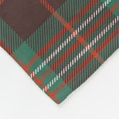 Couverture Polaire Scott Brown Ancien Clan Badge Tartan Plaid (Coin)