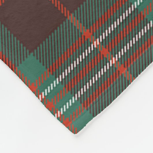 Couverture Polaire Scott Brown Plaid (Coin)