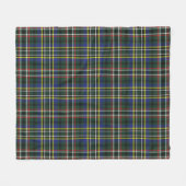 Couverture Polaire Scott Green Modern Plaid (Devant (Horizontal))