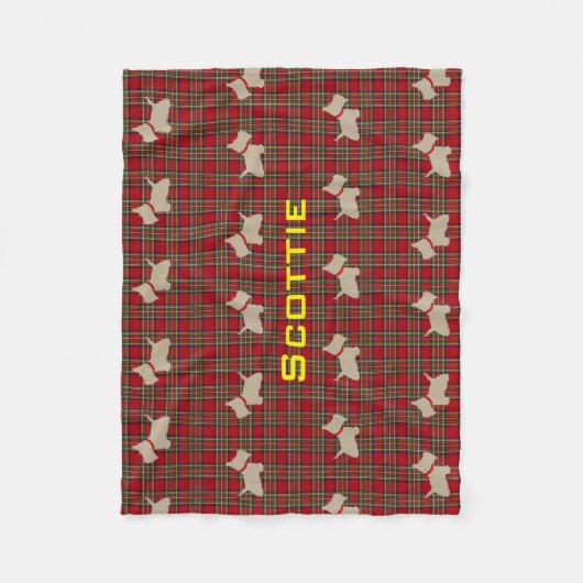 Couverture Polaire Scottie No. 8 blonds comme les blés (Devant)