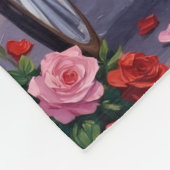 Couverture Polaire Scottish Terrier Dog Valentine's Day (Coin)