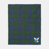 Couverture Polaire Scotts Baillie Chasse Tartan Plaid (Devant)