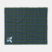 Couverture Polaire Scotts Baillie Chasse Tartan Plaid (Devant (Horizontal))