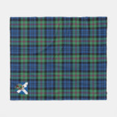 Couverture Polaire Scotts Baird Ancien Tartan Plaid (Devant (Horizontal))