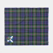 Couverture Polaire Scotts Baird Plaqué Tartan Moderne (Devant (Horizontal))