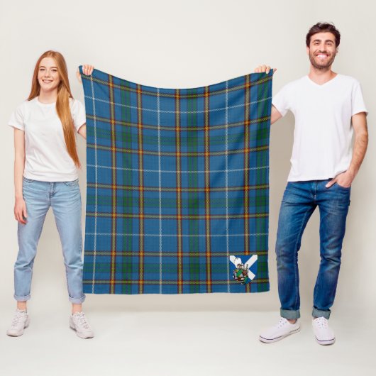 Couverture Polaire Scotts Bairn Tartan Plaid (En situation)