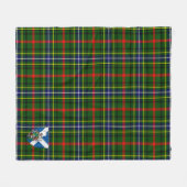 Couverture Polaire Scotts Bisset Motif Tartan Plaid (Devant (Horizontal))