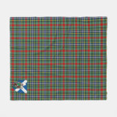 Couverture Polaire Scotts Bisset Tartan Plaid (Devant (Horizontal))