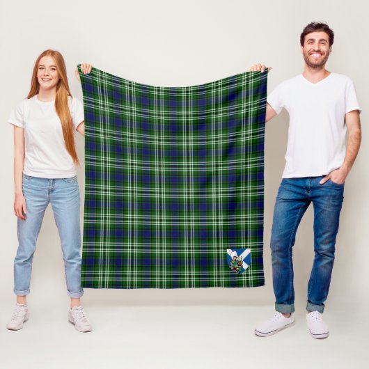 Couverture Polaire Scotts Blackadder Tartan Plaid (En situation)