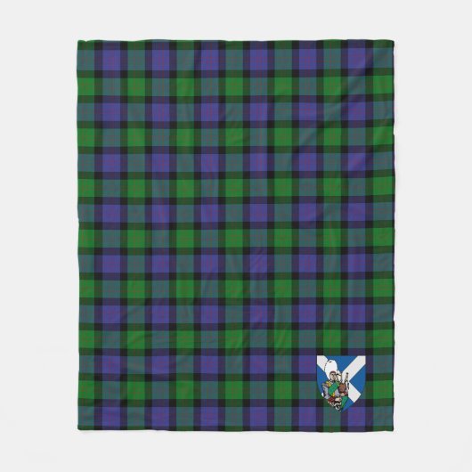 Couverture Polaire Scotts Blair Tartan Plaid (Devant)