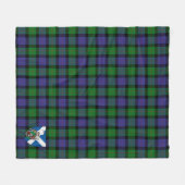Couverture Polaire Scotts Blair Tartan Plaid (Devant (Horizontal))