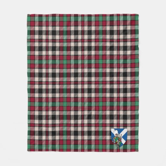 Couverture Polaire Scotts Borthwick Plaid Tartan Ancien (Devant)