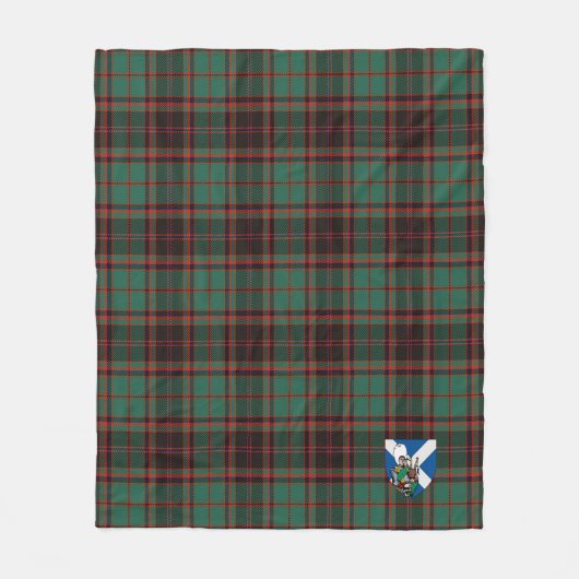 Couverture Polaire Scotts Buchan Ancien Tartan Plaid (Devant)
