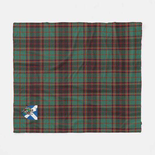 Couverture Polaire Scotts Buchan Ancien Tartan Plaid (Devant (Horizontal))