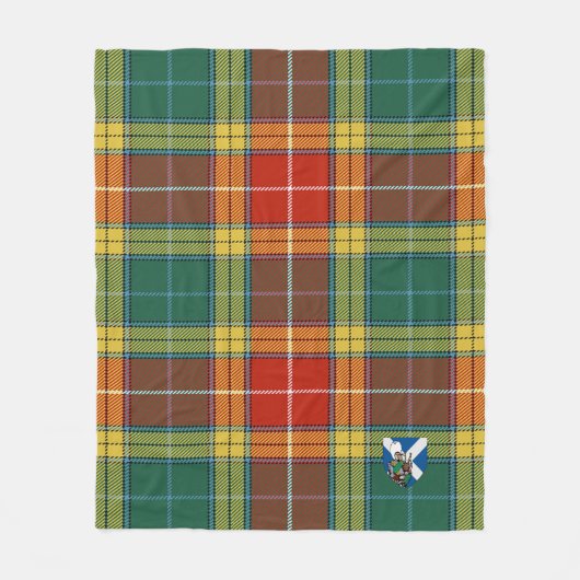 Couverture Polaire Scotts Buchanan Old SettTartan Plaid (Devant)