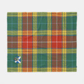 Couverture Polaire Scotts Buchanan Old SettTartan Plaid (Devant (Horizontal))