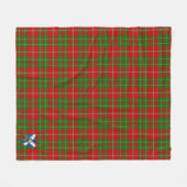 Couverture Polaire Scotts Burnett Tartan Plaid (Devant (Horizontal))