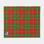 Couverture Polaire Scotts Burnett vieux Tartan Plaid (Devant (Horizontal))