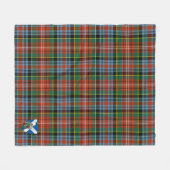 Couverture Polaire Scotts Caledonia Ancien Tartan Plaid (Devant (Horizontal))