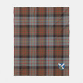 Couverture Polaire Scotts Cameron De Erracht Patiné Tartan Plaid (Devant)